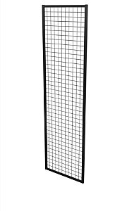 Quadro tela aramado expositor com estrutura de  tubo aço 20x20 e tela 5x5cm  - 58 cm de largura x 1,98 m de altura - Furação para fixar na vertical ou horizontal