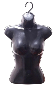 10 Cabide busto giratório para lingerie, vestido, biquíni  ou maiô - Adulto - 65,5cm A x 40,5cm L x 4.6 cm profundidade - Pronta entrega