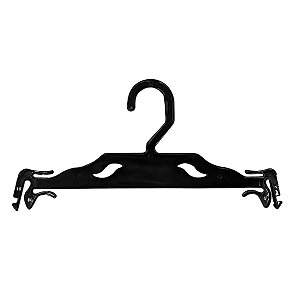 200 Cabides para lingerie TOP- Acrilico, Branco, Prata ou Preto - 5cm (A) x25cm (L) x 2mm (E) - Pronta Entrega