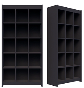 Estante Colmeia com 15 Nichos - MDF 100% 15mm - SUPER REFORÇADO - 1,85m (A) x 0,92cm (L) x 0,32cm (P) - PRONTA ENTREGA