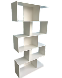 Armário Colmeia com Nichos Assimétricos em "S" em  MDF 15mm - Reforçado - 1,85(A) x0,92(L) x0,32(P) - PRONTA ENTREGA