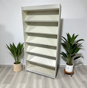 Armário Estante Sapateira Para Calçado com Prateleiras Inclinadas em  MDF 15mm - Reforçado - 1,85(A) x0,92(L) x0,32(P) - PRONTA ENTREGA