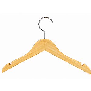 Kit 30 Cabide madeira infantil nobre atacado – alta durabilidade e elegância- marfim ou branco - pronta entrega