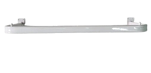 Arara reta para roupas super reforçada de ferro oblongo - Base de fixar na parede ou painel canaletado - Pronta entrega