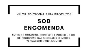 Taxa extra para confecção de produto sob encomenda