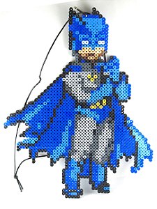 DC Batman Classico Enfeite Parede Pixel Art 30 Cm