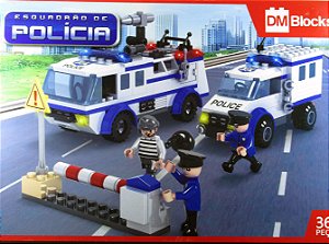 DM Blocks Esquadrão de Polícia 368 Peças Estilo Lego