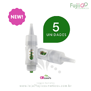 5 Unidades - Agulha GR CLICK C 5 Pontas Linear (Flat)