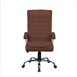 Cadeira Escritório Presidente Munique Terracota - Mola Ensacada - Original Conforsit