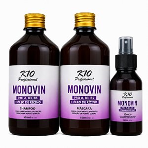 KIT MONOVIM PARA QUEDA CAPILAR 500ML / TÔNIXO 100ML
