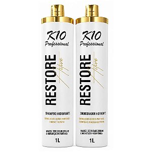 KIT SHAMPOO E CONDICIONADOR RESTORE PÓS QUÍMICA 1L