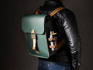 Mochila Andaluz - Couro Verde