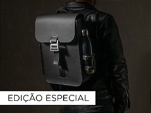 Mochila Andaluz Edição Especial All Black - Couro Preto