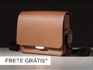 Bolsa Alma - Couro Caramelo