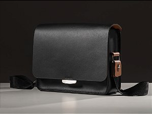 Bolsa Alma - Couro Preto