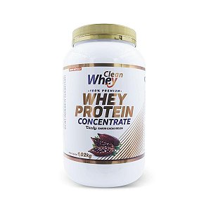 CLEAN WHEY PROTEIN CONCENTRATE 1,02KG CACAU BELGA