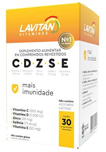 CDZSE Mais Imunidade - 30 Comprimidos - Lavitan Vitaminas