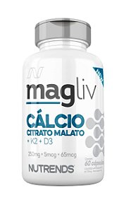 NUTRENDS MAGLIV CALCIO CITRATO MALATO + K2 + D3 60 CAPS