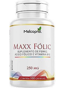Maxx Folic - 100 Cápsulas - Melcoprol