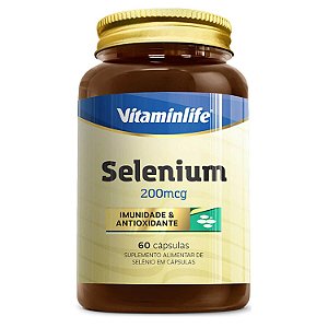 Selenium Imunidade Antioxidante 60 Cápsulas Vitaminlife