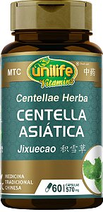 MTC Centella Asiática Jixuecao - 60 cápsulas - Unilife