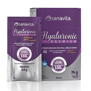 Hyaluronic Premium Verisol 150mg - Neutro - 20 Saches - Sanavita