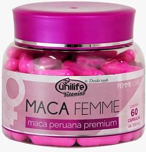 Maca Femme - 60 cápsulas - Unilife Vitamins