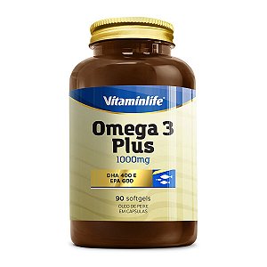 Ômega 3 Plus - 90 cápsulas - VitaminLife