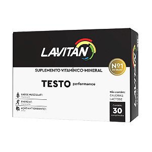 Lavitan Testo Performance - 30 Comprimidos - Lavitan Vitaminas
