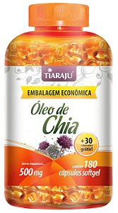 Óleo de Chia - 180+30 cápsulas - Tiaraju