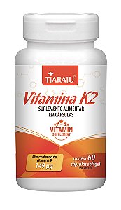 Vitamina K2 - 60 Cápsulas - Tiaraju