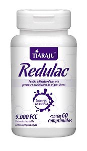 Redulac Enzima Lactase 9.000 U.FCC - 60 Comprimidos - Tiaraju