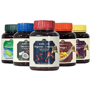Quarteto Mágico + Vitamina E Nutramagic - 5 Kits