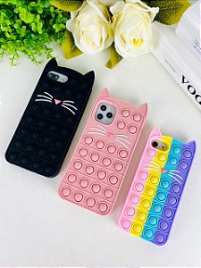Capinha Pop It Gatinho para Iphone - TK cases