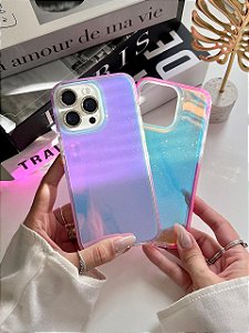 Capa Furta Cor Glitter para Iphone