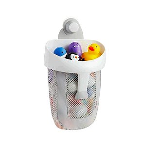 Organizador De Brinquedos De Banho Super Scoop Cinza