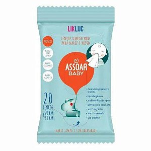 Assoar Baby - Lenços Umedecidos para Nariz e Rosto - LikLuc