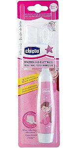 Escova De Dentes Elétrica Rosa 3+ - Chicco