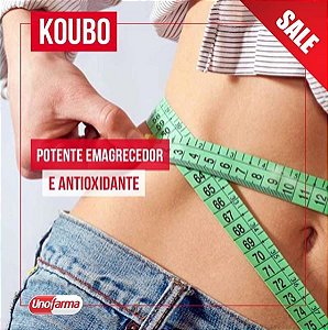 CÁPSULAS DE KOUBO 100MG - 30 UNIDADES - EMAGRECEDOR E ANTIOXIDANTE