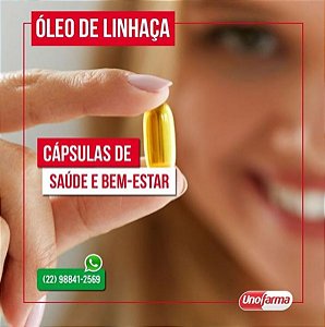 ÓLEO DE LINHAÇA 500MG 60 CÁPSULAS