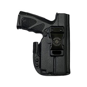 COLDRE KYDEX TAURUS TS9 COM LANTERNA OLIGHT BALDR MINI VELADO