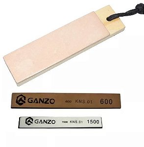 STROP DE COURO DE BOLSO + PEDRAS GANZO 600 E 1500