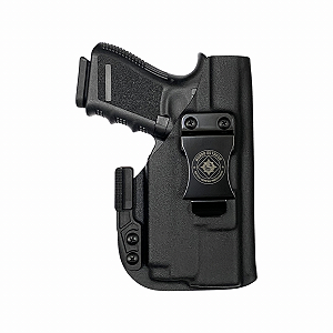 Coldre Kydex Glock G19 G19x G23 G25 G45 Com Lanterna TrustFire Gm23 - Velado