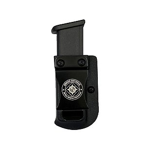 PORTA CARREGADOR KYDEX GLOCK G17, G19, G19X, G22, G23, G25 E G45 - VELADO PRETO