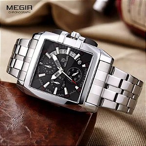 Relógio masculino de luxo original todo funcional FRETE GRÁTIS