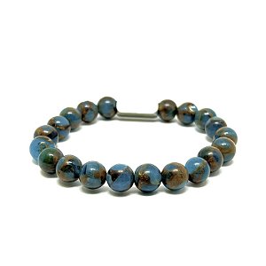 Pulseira Jaspe Blue Lake 8mm