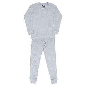 Pijama Infantil Dedeka Melange Canelado Super Macio Unissex
