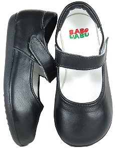 Sapato Infantil Preto Mary Jane - Babo Uabu