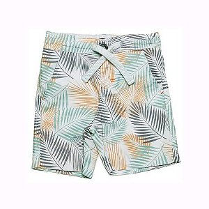 bermuda sarja branca infantil