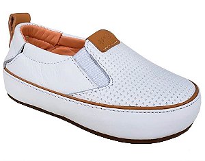 slip on branco infantil